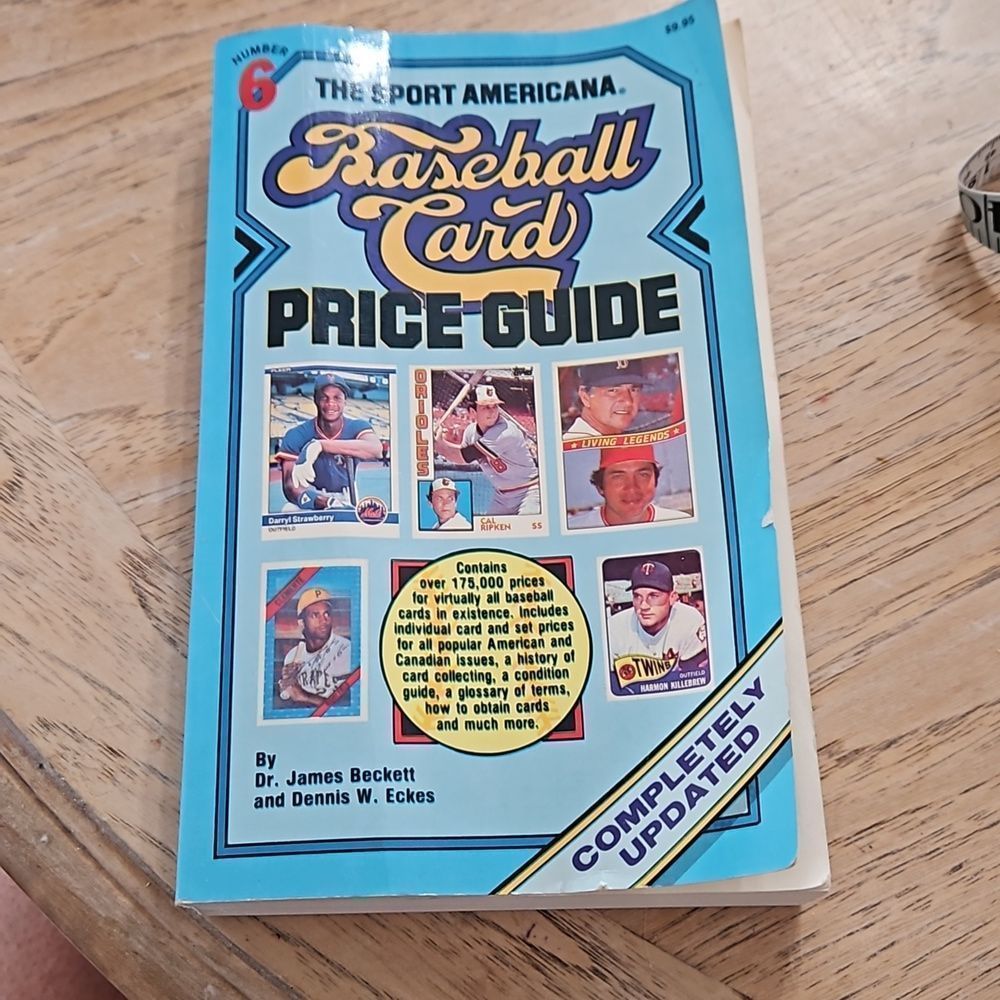 Baseball card price guidelines book